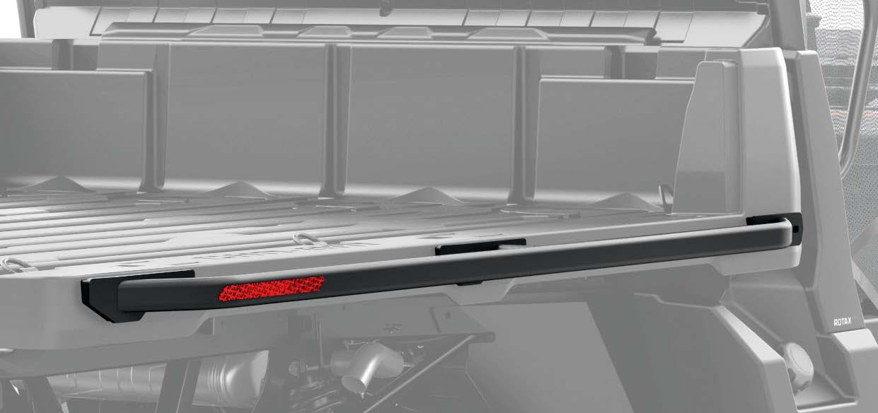 Protections et rails d’arrimage pour plateforme de chargement