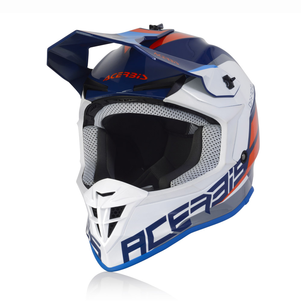 Casque Acerbis Linear bleu/blanc Taille XL